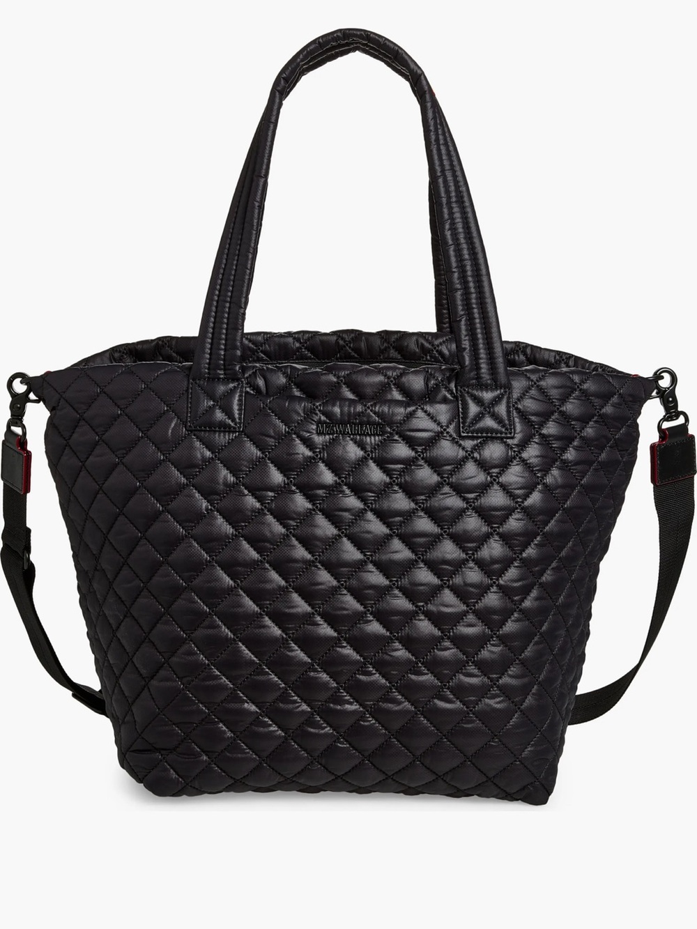 MZ Wallace Quilted Nylon Small Metro Tote - Black